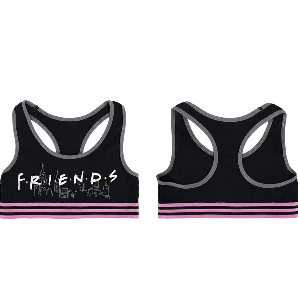 Warner Bros, Friends sports bra with padding, nwt, size 10